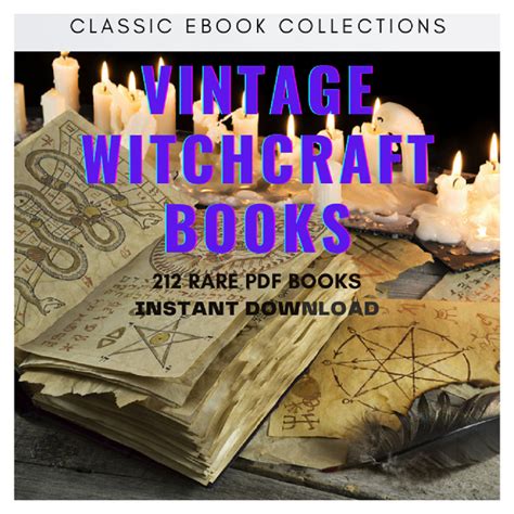 Antique witchcraft books